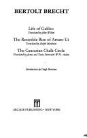 Bertolt Brecht: Life of Galileo (Paperback, 1993, Arcade Pub., Distributed by Little, Brown and Co.)