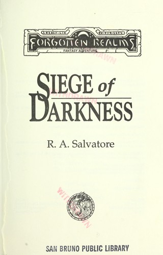 R. A. Salvatore: Siege of Darkness (1994, Tactical Strategy Rules)