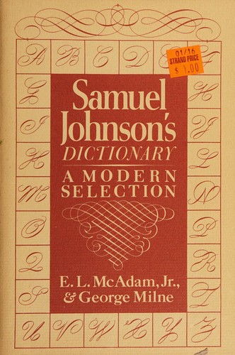 Samuel Johnson: Samuel Johnson's dictionary (1981, Pantheon Books)
