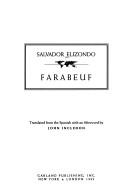 Salvador Elizondo: Farabeuf (1992, Garland)