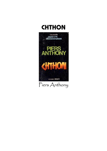 Piers Anthony: Chthon (Berkley)