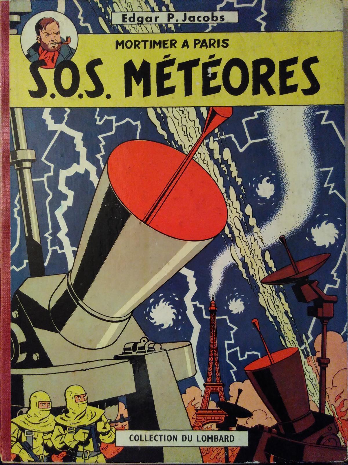 Edgar P. Jacobs: S.O.S. Météores: Mortimer à Paris (French language, 1968, Dargaud)