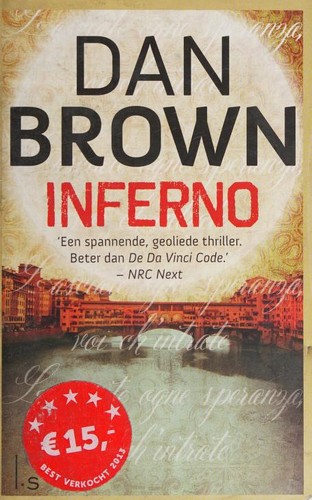 Dan Brown: Inferno (Dutch language, 2014, Uitgeverij Luitingh-Sijthoff)