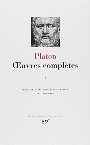 Plato: Oeuvres complètes (French language, 1940)