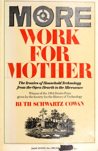 Ruth Schwartz Cowan: More Work for Mother (1983, Basic Books)