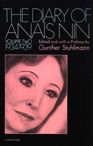 Anaïs Nin: The Diary Of Anais Nin, Volume 2 (1934-1939) (Harvest/HBJ Book)