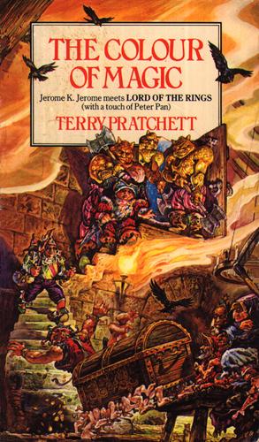 Terry Pratchett: The colour of magic. (1983, St. Martin's Press)