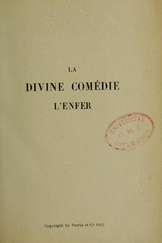 Dante Alighieri: L'enfer (French language, 1913, Perrin)