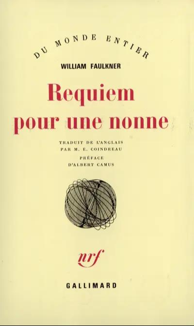 William Faulkner: Requiem pour une nonne (French language, 1957, Éditions Gallimard)