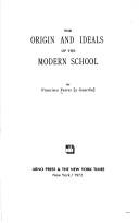 Francisco Ferrer Guardia: The origin and ideals of the modern school (1972, Arno Press)