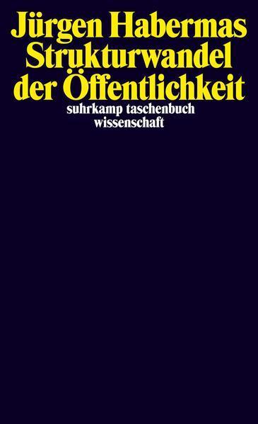 Jürgen Habermas: Strukturwandel der Öffentlichkeit (Paperback, German language, 1990, Suhrkamp Verlag)