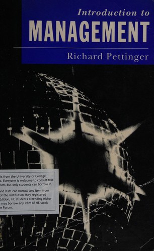 Richard Pettinger: Introduction to management (1994, Macmillan)