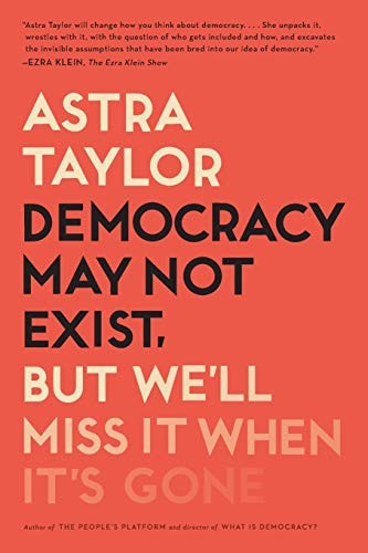 Astra Taylor: Democracy May Not Exist, but We'll Miss It When It's Gone (Paperback, Metropolitan Books)