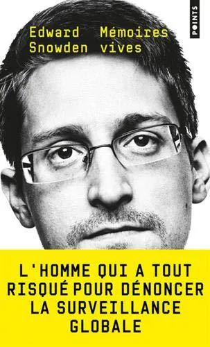 Edward Snowden, Esther Cruz Santaella: Mémoires vives (French language, 2020, Éditions Points)