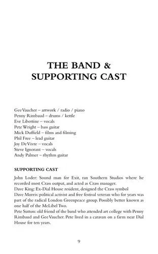 George Berger: The story of Crass (2009, PM Press)