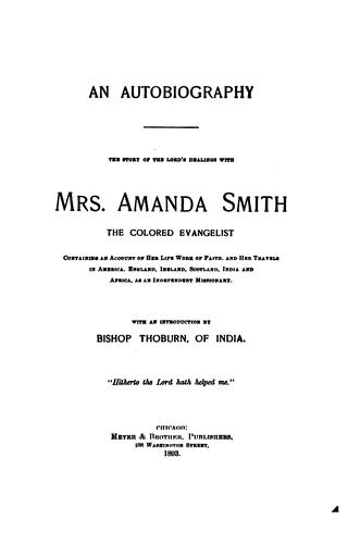 Amanda Smith: An autobiography (EBook, 1893, Meyer & Bro.)