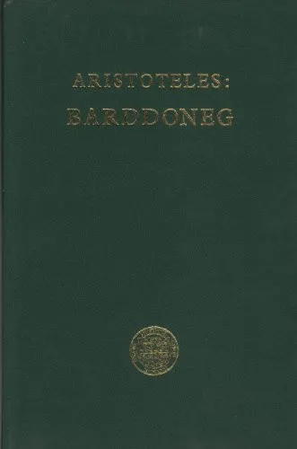 Αριστοτέλης: Barddoneg (Welsh language, 1978, University of Wales Press)