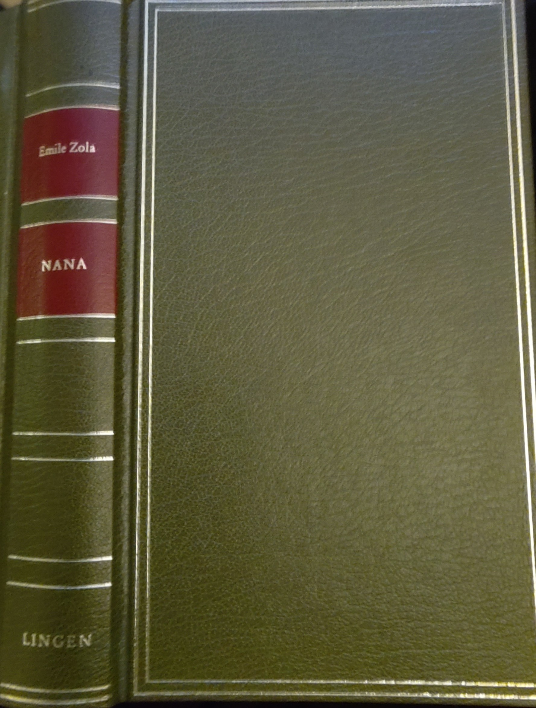 Émile Zola: Nana (Hardcover, german language, Lingen)