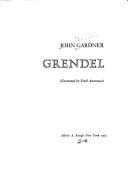John Gardner: Grendel (1971, Knopf)